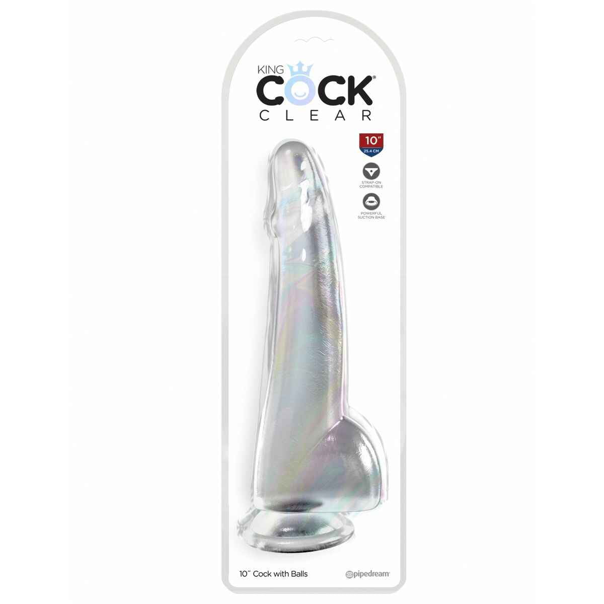 Gode réaliste Pipedream - King Cock Transparent