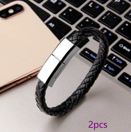 Nouveau chargeur de bracelet Câble de charge USB Cordon de charge de données pour IPhone14 13 Max Câble USB C pour téléphone Micro câble