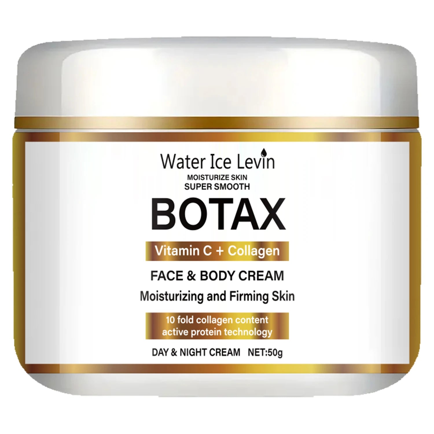 Crème de collagène à la niacinamide, crème hydratante pour le visage raffermissante, utilisation de jour et de nuit, contenant de la vitamine C, hydratant et nourrissant les peaux sensibles