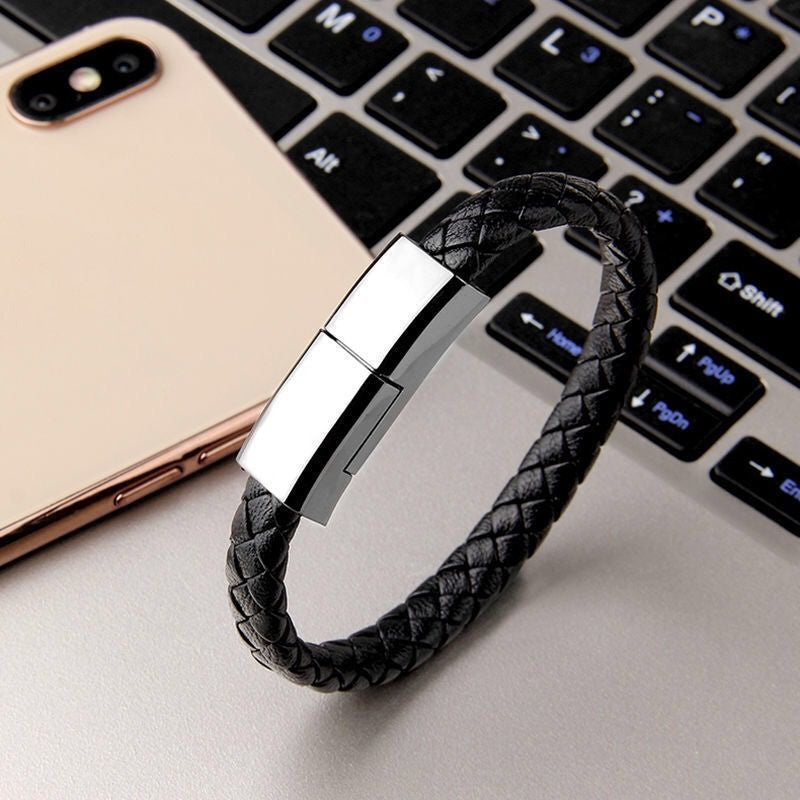 Nouveau chargeur de bracelet Câble de charge USB Cordon de charge de données pour IPhone14 13 Max Câble USB C pour téléphone Micro câble