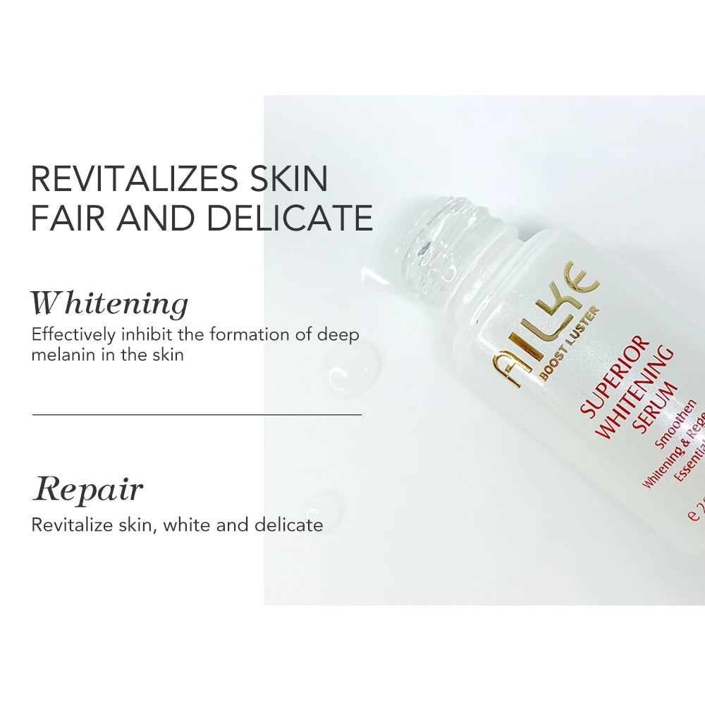 Crème blanchissante pour le visage AILKE, crème pour le visage de jour et de nuit, éclaircissant à l’acide kojique, réduit les rides, les taches de rousseur, les taches noires