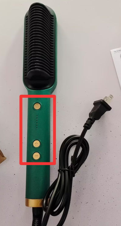Nouveau lisseur à cheveux 2 en 1 peigne chaud pince à curling aux ions négatifs Brosse à cheveux électrique à double usage