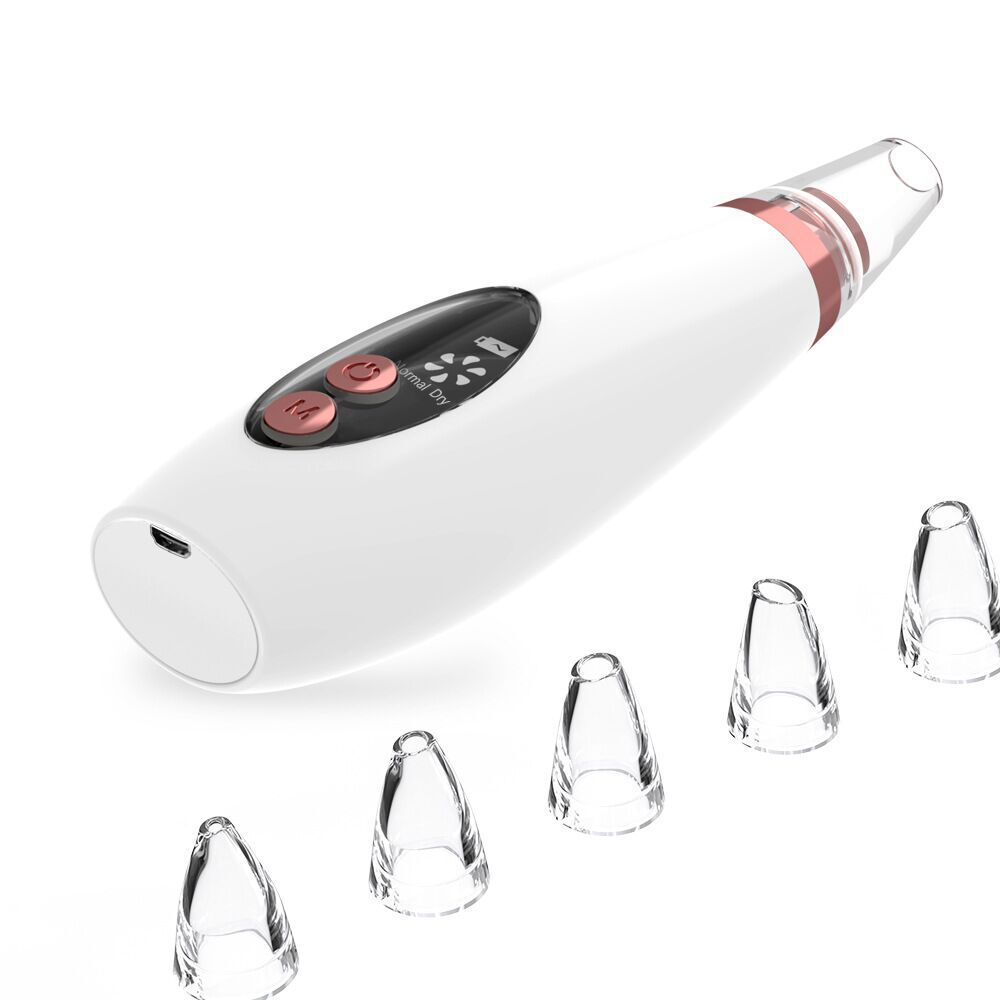 Aspirateur à pores de points noirs Nettoyant pour nez Dissolvant de points noirs Élimination de l’acné Bouton Suction du visage Beauté Outil de soins de la peau