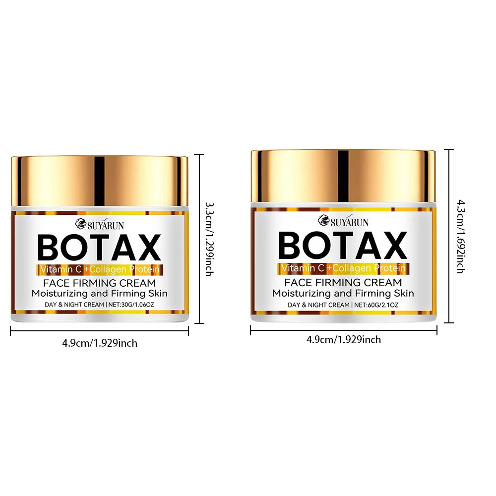 Crème visage anti-âge professionnelle Botax SUYARUN | Formule de réduction des rides et de raffermissement de la peau | Ingrédients naturels.