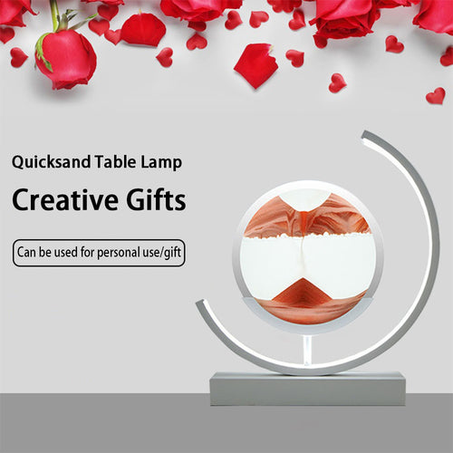 Verre Courant Sable Coloré Peinture Lampe Décoration Fait À La Main DIY Matériel Pack Atmosphère Cadeau Créatif Veilleuse Rechargeable