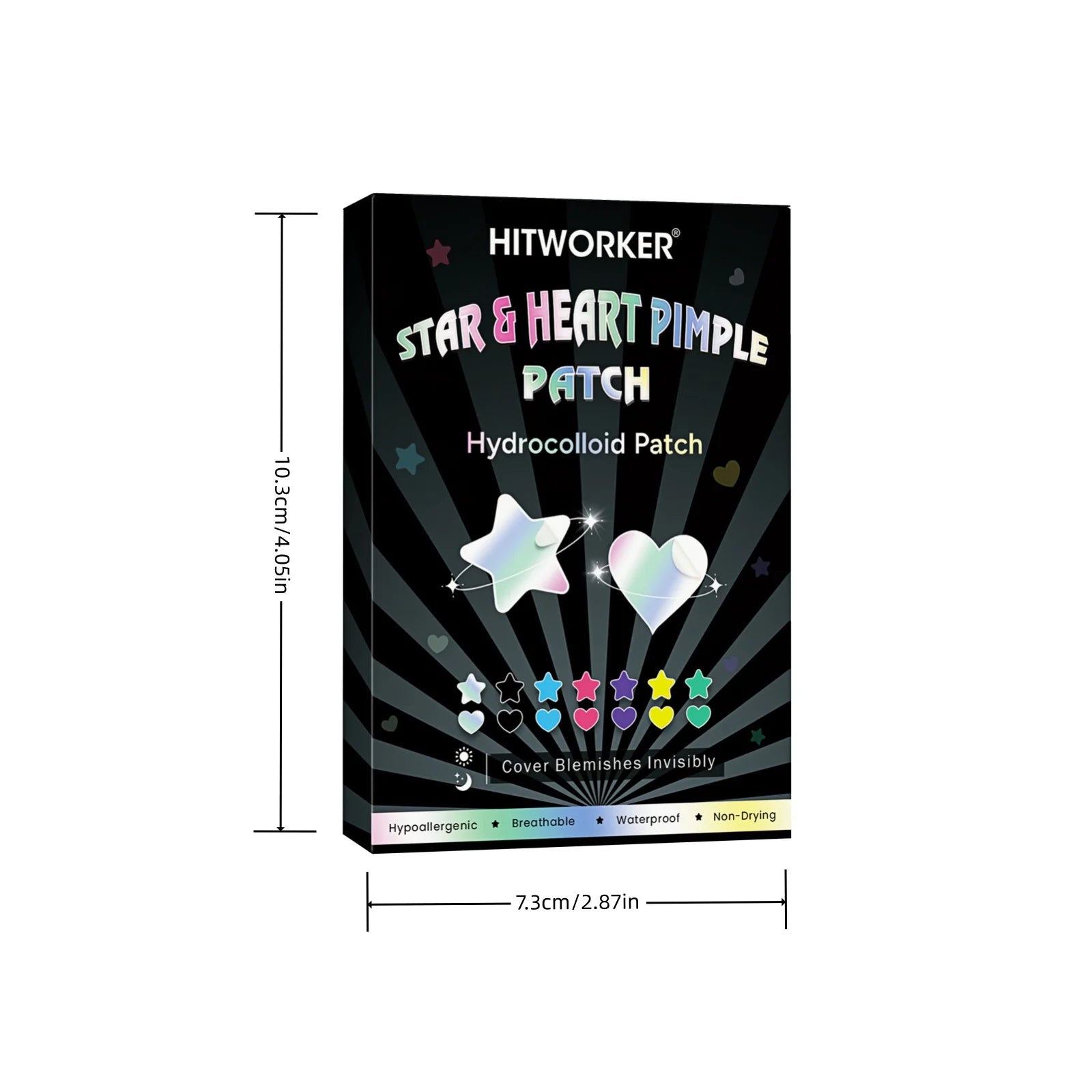 252/504/1008-Piece HITWORKER Acne Patches | Housse invisible contre les imperfections, enrichie d’huile d’arbre à thé, nettoyage doux