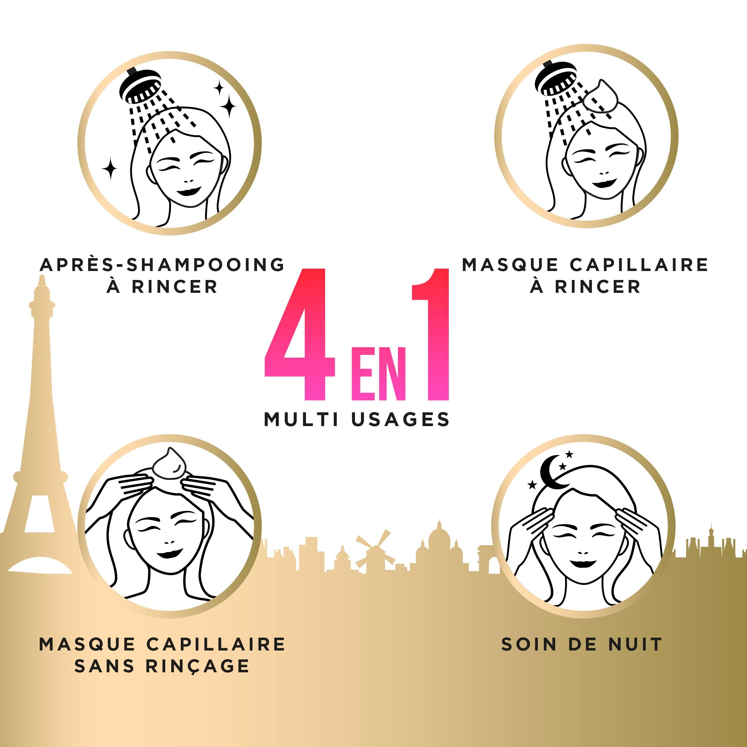 Pantene Pro-V x Keith Haring Art Collection Repair & Protect Conditioner 3 Minute Miracle 220ml Cheveux secs et abîmés, Active Nutri-Plex, aide à réparer les dommages visibles en 1 application