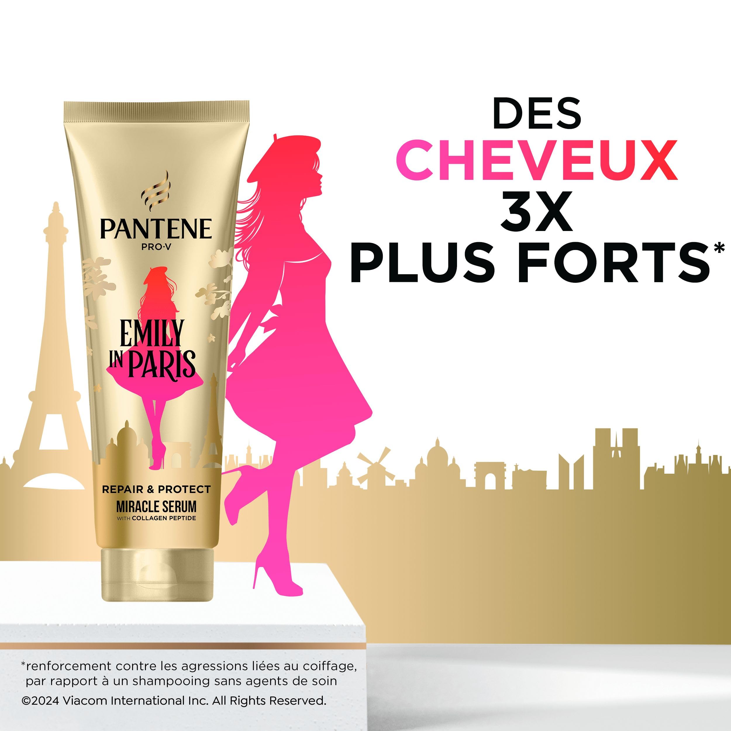Pantene Pro-V x Keith Haring Art Collection Repair & Protect Conditioner 3 Minute Miracle 220ml Cheveux secs et abîmés, Active Nutri-Plex, aide à réparer les dommages visibles en 1 application