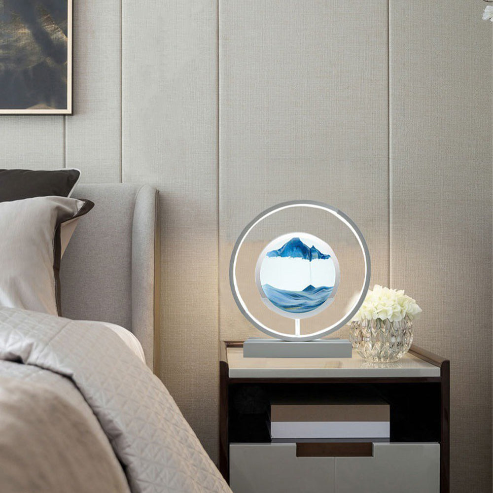 Verre Courant Sable Coloré Peinture Lampe Décoration Fait À La Main DIY Matériel Pack Atmosphère Cadeau Créatif Veilleuse Rechargeable