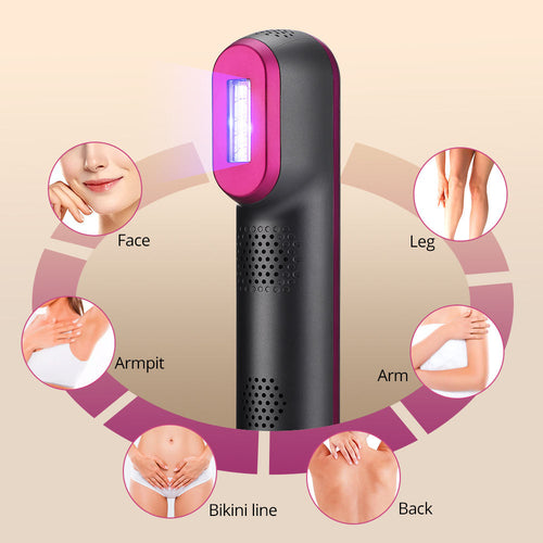 1PCS Épilation au laser pour les femmes et les hommes 100 000 flashs IPL épilation au laser indolore