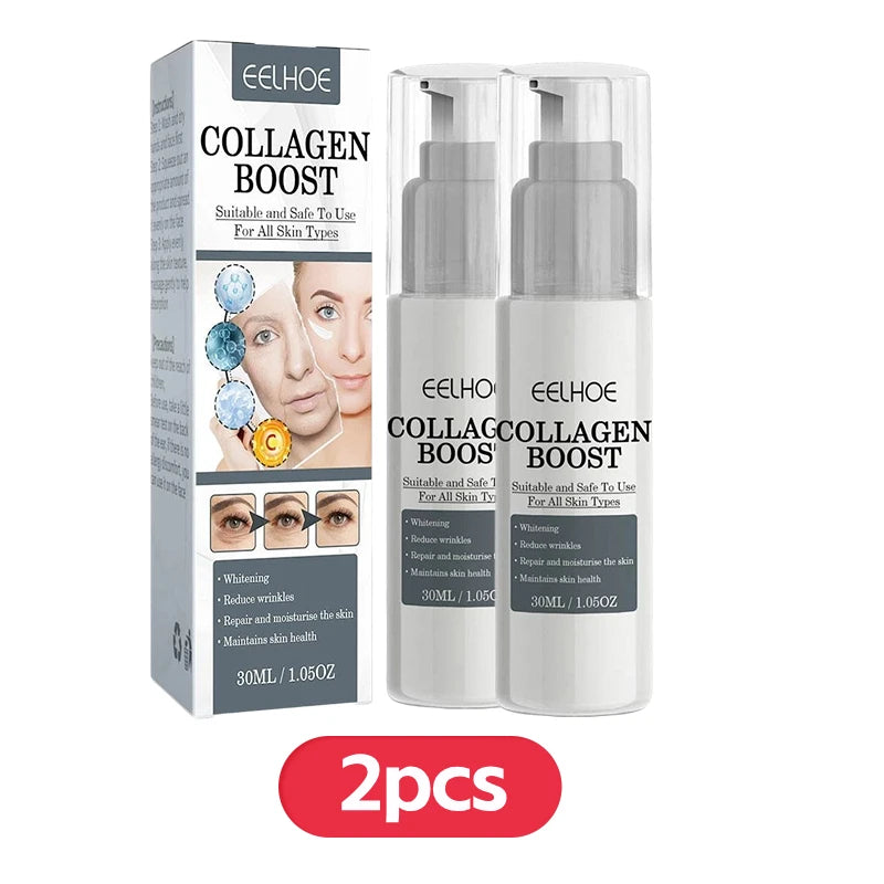 1/2/3pcs 30ml Collagen Boost Crème d’essence raffermissante Fade les lignes fines du visage éclaircissant sérum éclaircissant crème soins de la peau pour les femmes