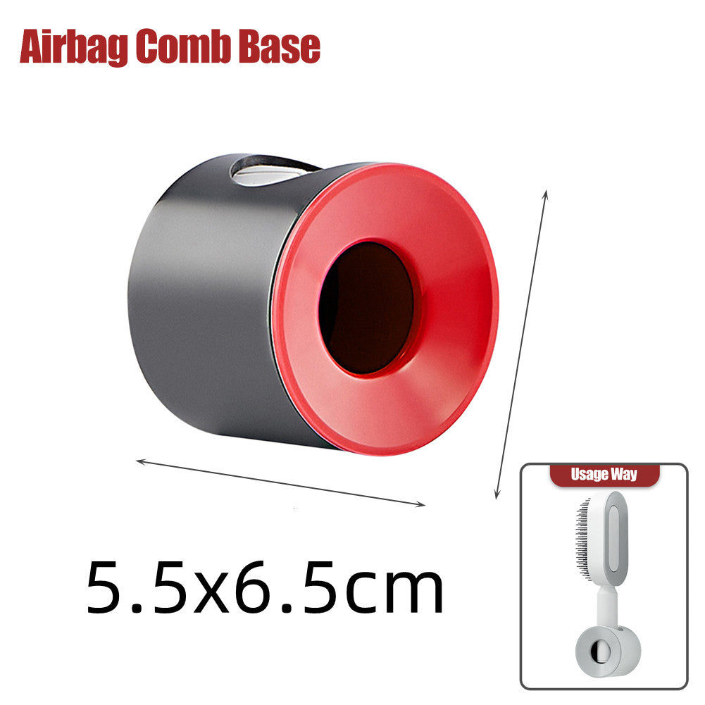 Brosse à cheveux autonettoyante pour femmes Nettoyage à une touche Perte de cheveux Airbag Massage Peigne à cuir chevelu Brosse à cheveux antistatique