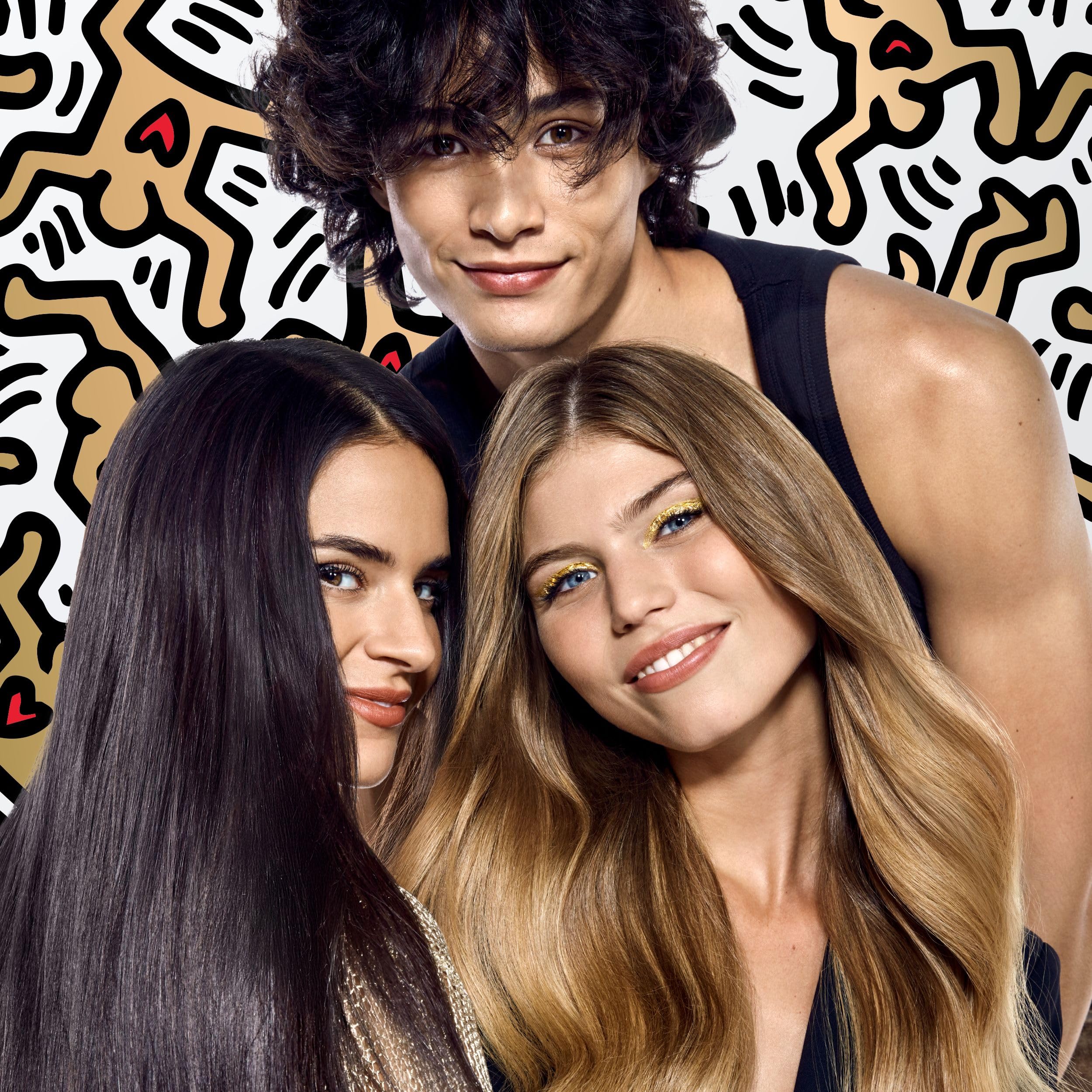 Pantene Pro-V x Keith Haring Art Collection Repair & Protect Conditioner 3 Minute Miracle 220ml Cheveux secs et abîmés, Active Nutri-Plex, aide à réparer les dommages visibles en 1 application