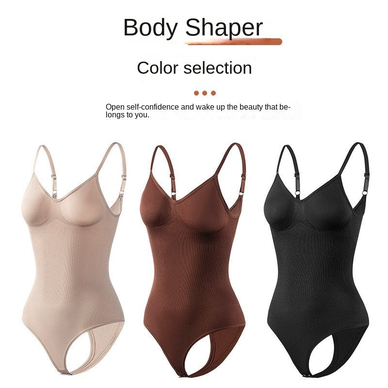 Body style string sans dos pour femme, vêtement de levage des fesses, grande taille, sous-vêtements sexy dos nu, couche de base façonnant le corps
