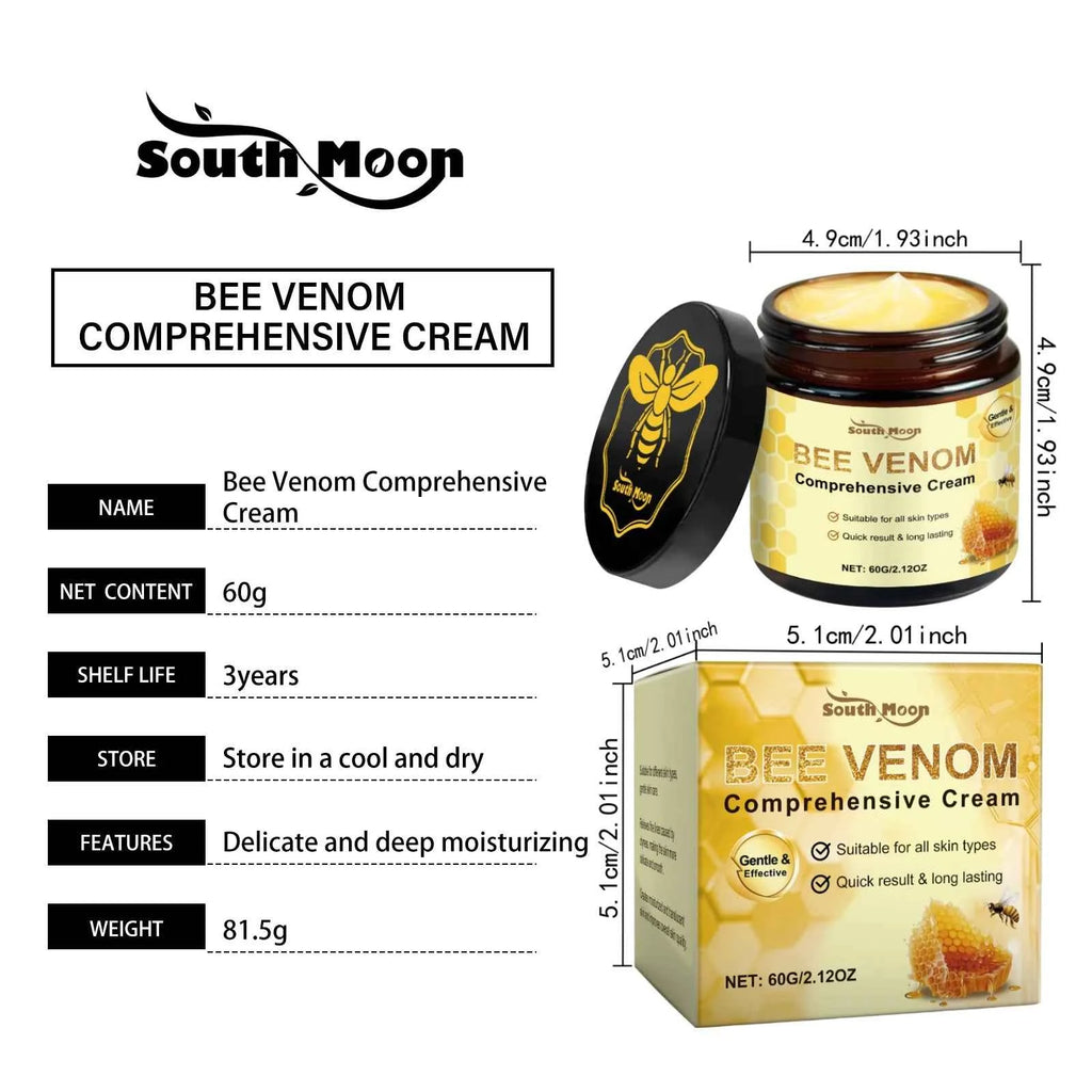 Bee Venom Skin Moisturizer, Gentle Hydrating, Smooth & Delicate, Nourishes Skin, Ideal For Daily Body Care Routine