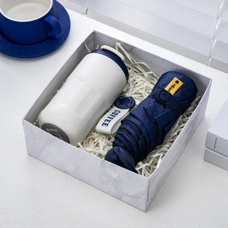 Réunion annuelle Anniversaire Business GiftSet ThermosCup Gift Box CompanyEvent SouvenirGifts personnalisés pour les clients et les employés