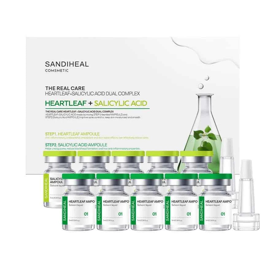 10Vails Sanendi PEPTIDE sérum hydratation profonde apaisant pour les peaux sensibles réduit la mélanine peau Essence hydratante pour le visage