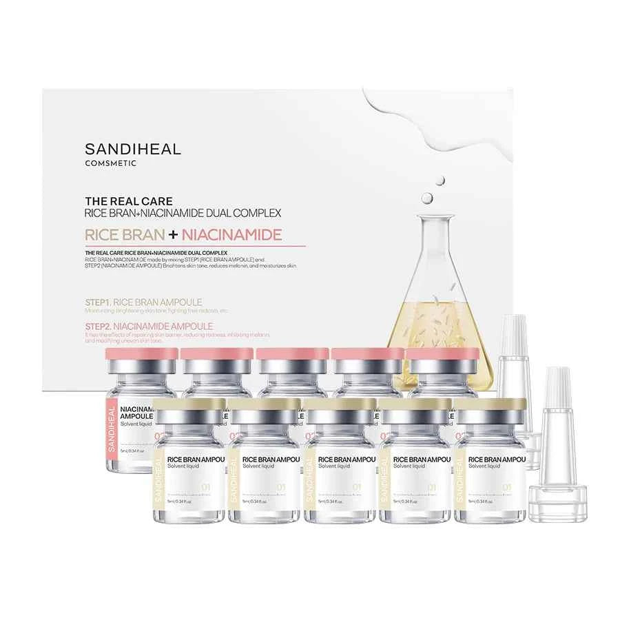 10Vails Sanendi PEPTIDE sérum hydratation profonde apaisant pour les peaux sensibles réduit la mélanine peau Essence hydratante pour le visage