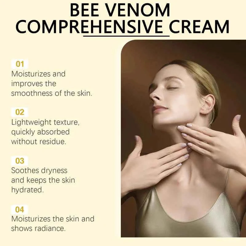 Bee Venom Skin Moisturizer, Gentle Hydrating, Smooth & Delicate, Nourishes Skin, Ideal For Daily Body Care Routine
