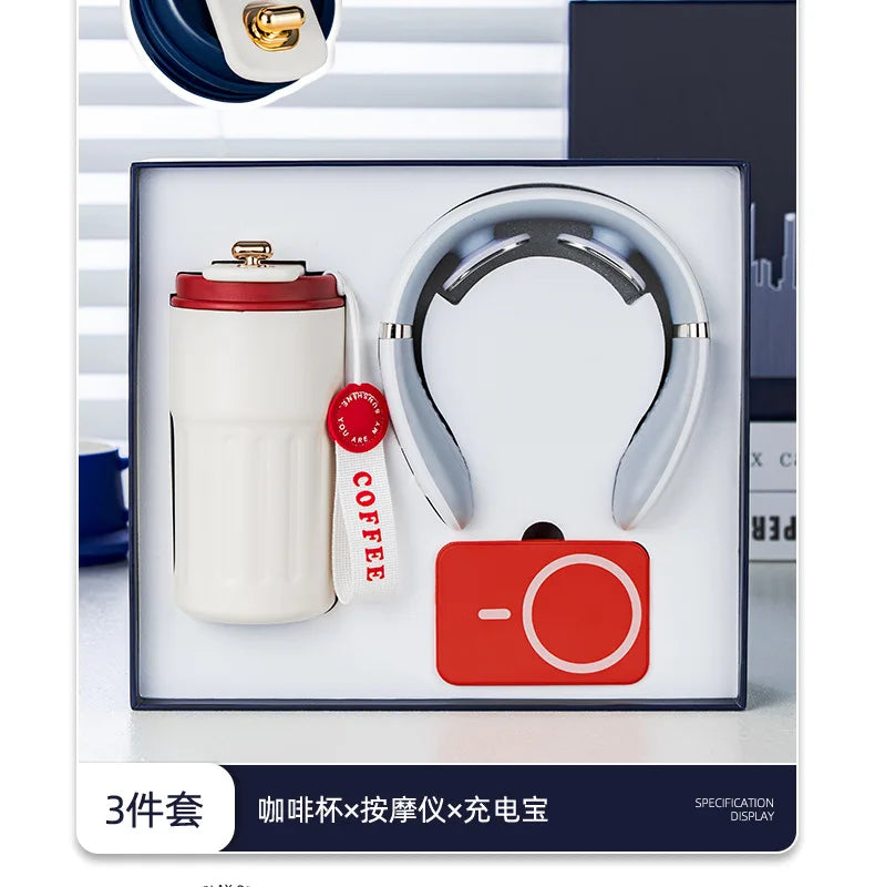 Réunion annuelle Anniversaire Business GiftSet ThermosCup Gift Box CompanyEvent SouvenirGifts personnalisés pour les clients et les employés