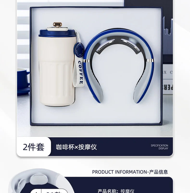 Réunion annuelle Anniversaire Business GiftSet ThermosCup Gift Box CompanyEvent SouvenirGifts personnalisés pour les clients et les employés