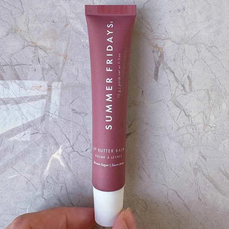Baume à lèvres Beige vanille du vendredi d'été, ensemble de rouge à lèvres Transparent hydratant, Tube lisse et doux, brillant à lèvres miroir, maquillage pour les lèvres