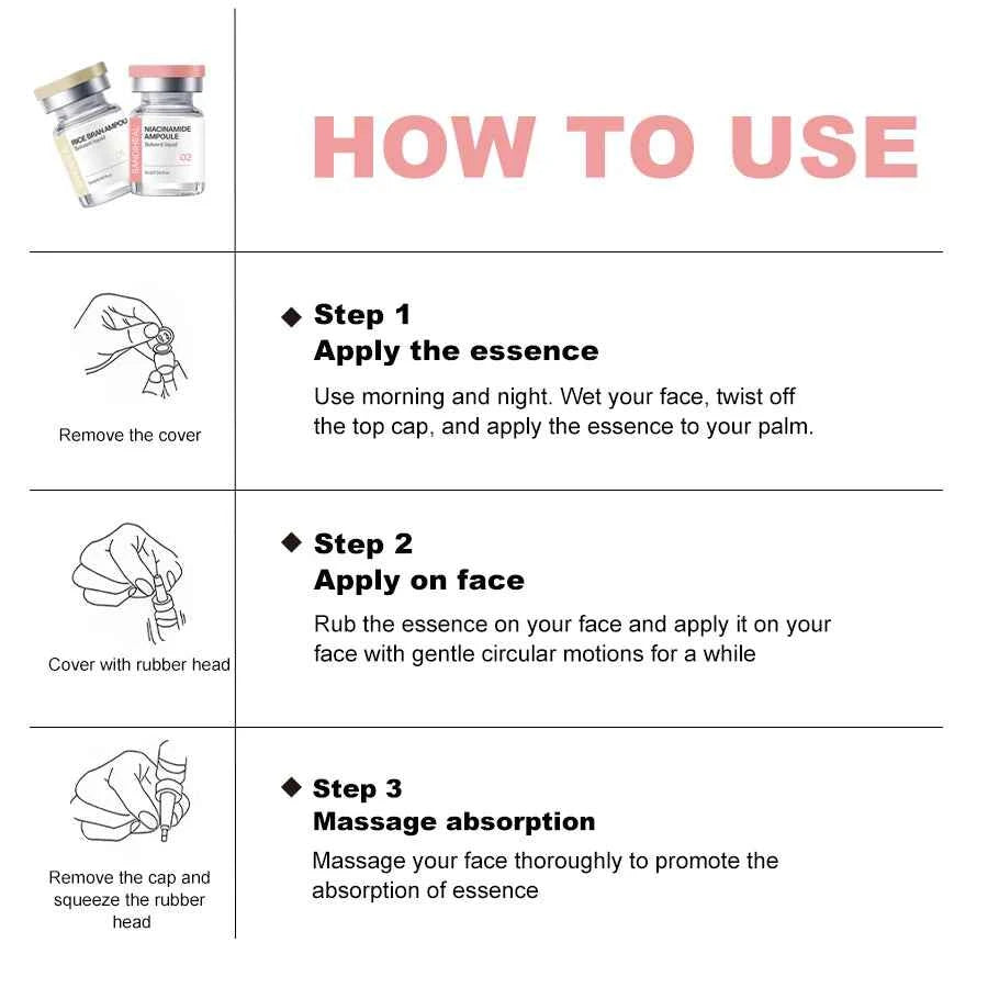 10Vails Sanendi PEPTIDE sérum hydratation profonde apaisant pour les peaux sensibles réduit la mélanine peau Essence hydratante pour le visage