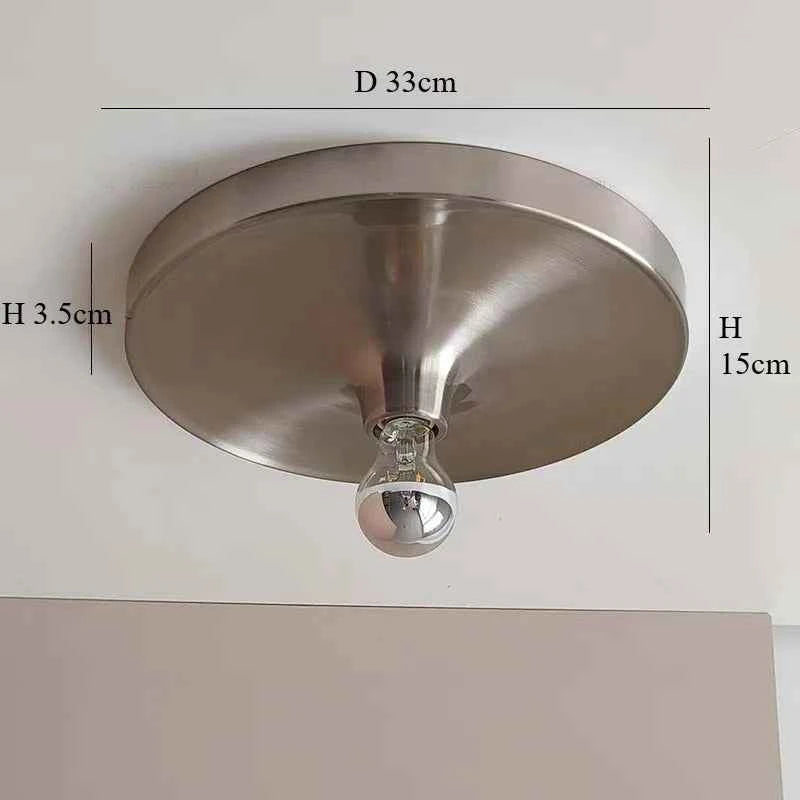 Bauhaus Retro UFO Flying Saucer Ripple Wall and Ceiling Lamp