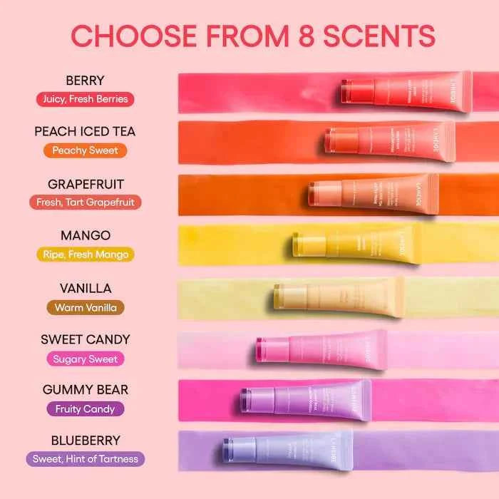 Baume à lèvres en forme de beignet, miroir hydratant, brillant à lèvres, fraise, framboise, glaçage au chocolat, odeur, huile transparente, maquillage