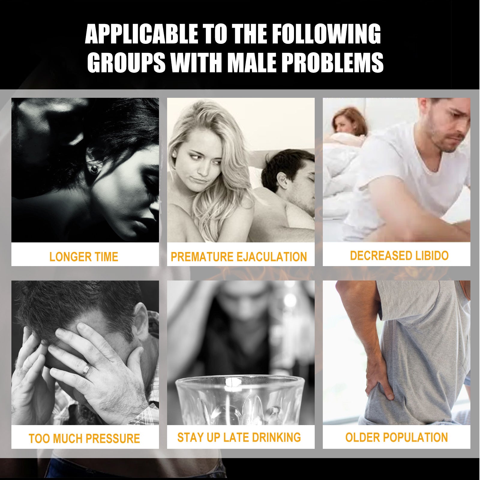 Huile essentielle de massage pour hommes EELHOE, Huile essentielle de soins de massage pour la force du corps pour hommes