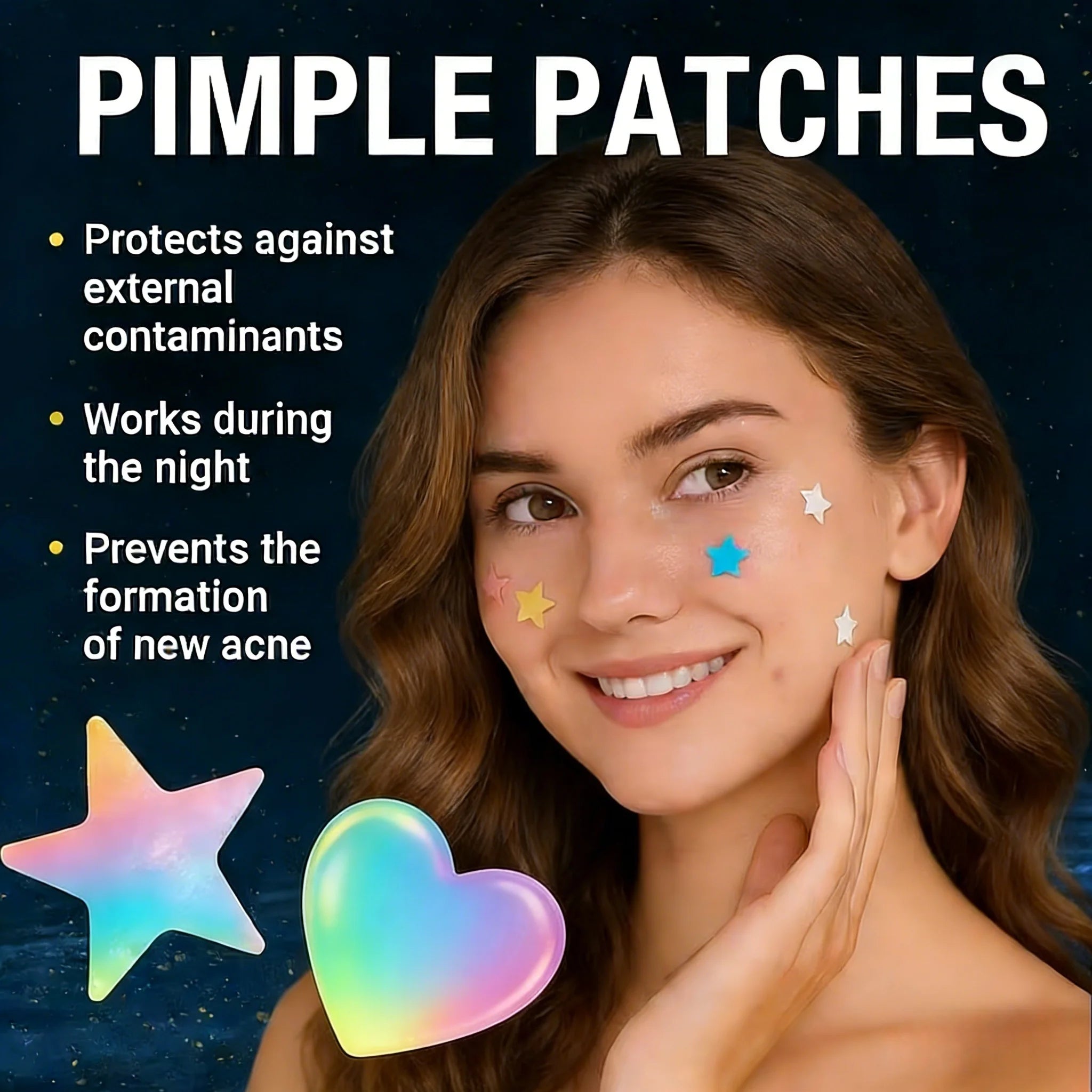 252/504/1008-Piece HITWORKER Acne Patches | Housse invisible contre les imperfections, enrichie d’huile d’arbre à thé, nettoyage doux