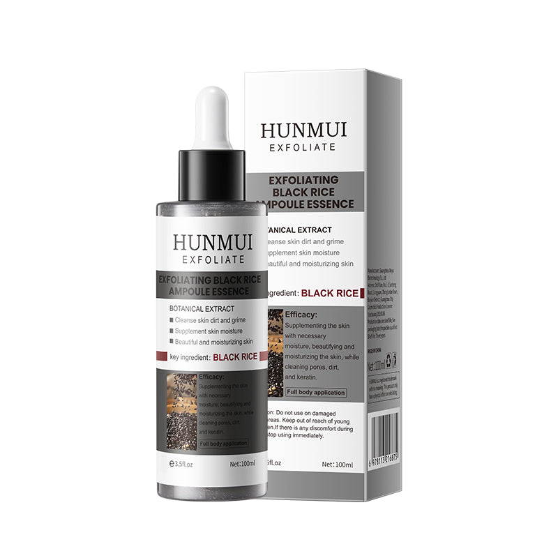 Ampoule exfoliante de riz noir HUNMUI
