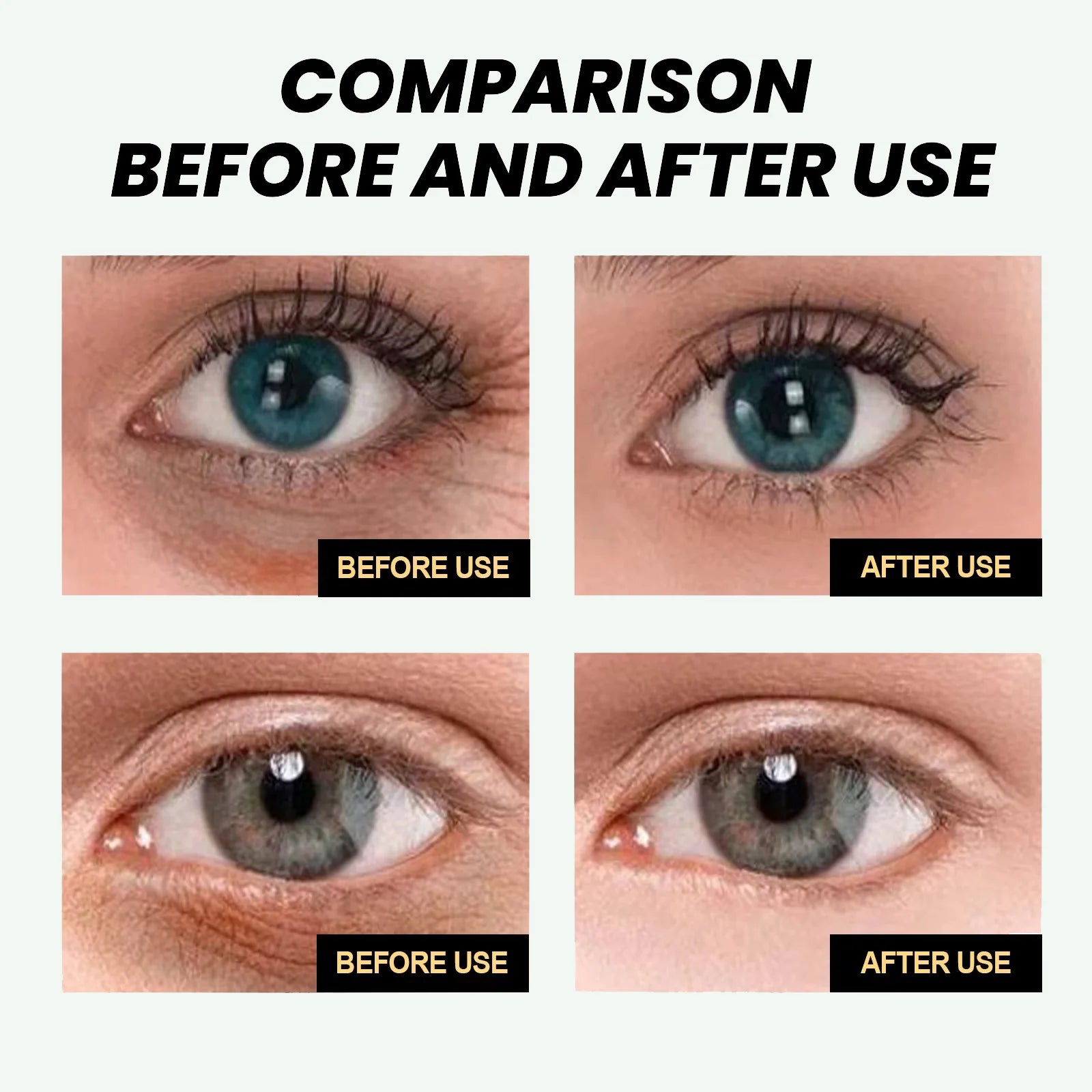 Crème pour les yeux au rétinol ; Crème pour les yeux ; Crème pour les yeux pour les poches et les poches sous les yeux’raffermit la peau,； éclaircissante, gel de soin