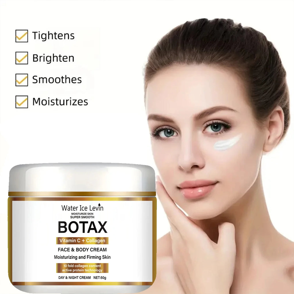 Crème de collagène à la niacinamide, crème hydratante pour le visage raffermissante, utilisation de jour et de nuit, contenant de la vitamine C, hydratant et nourrissant les peaux sensibles