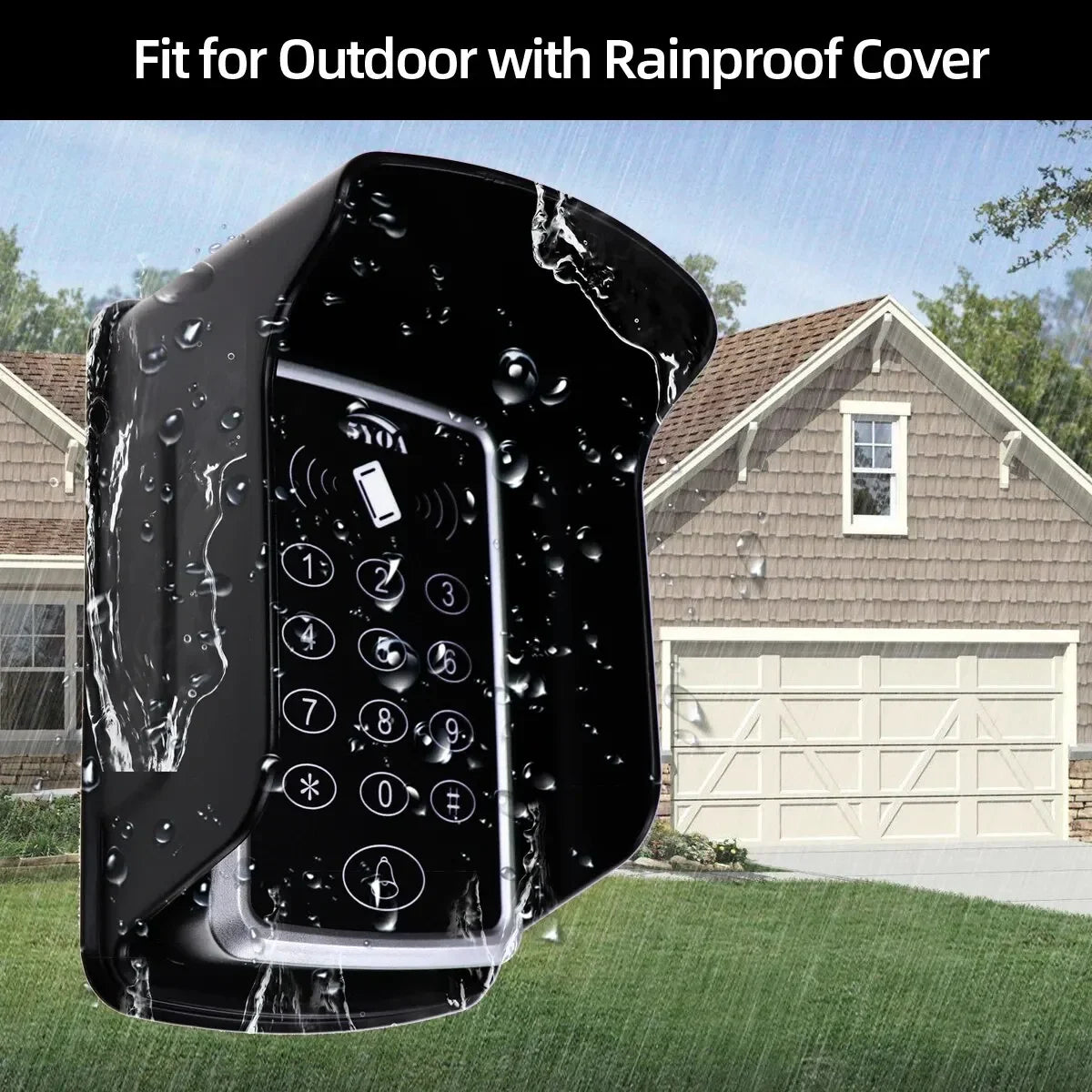 5YOA B03 Contrôle d’accès au clavier RFID 125KHz Lecteur de carte EM Ouvre-verrou de porte Système de contrôleur de clavier pour la sécurité