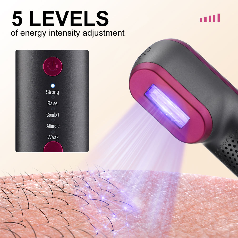 1PCS Épilation au laser pour les femmes et les hommes 100 000 flashs IPL épilation au laser indolore