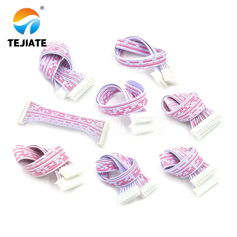 Fil électronique XH2.54, 10 pièces, 2/3/4/5/6/7/8/9/10/11/12P, ligne de Terminal rouge/blanc, fil de connexion 30CM, Double tête