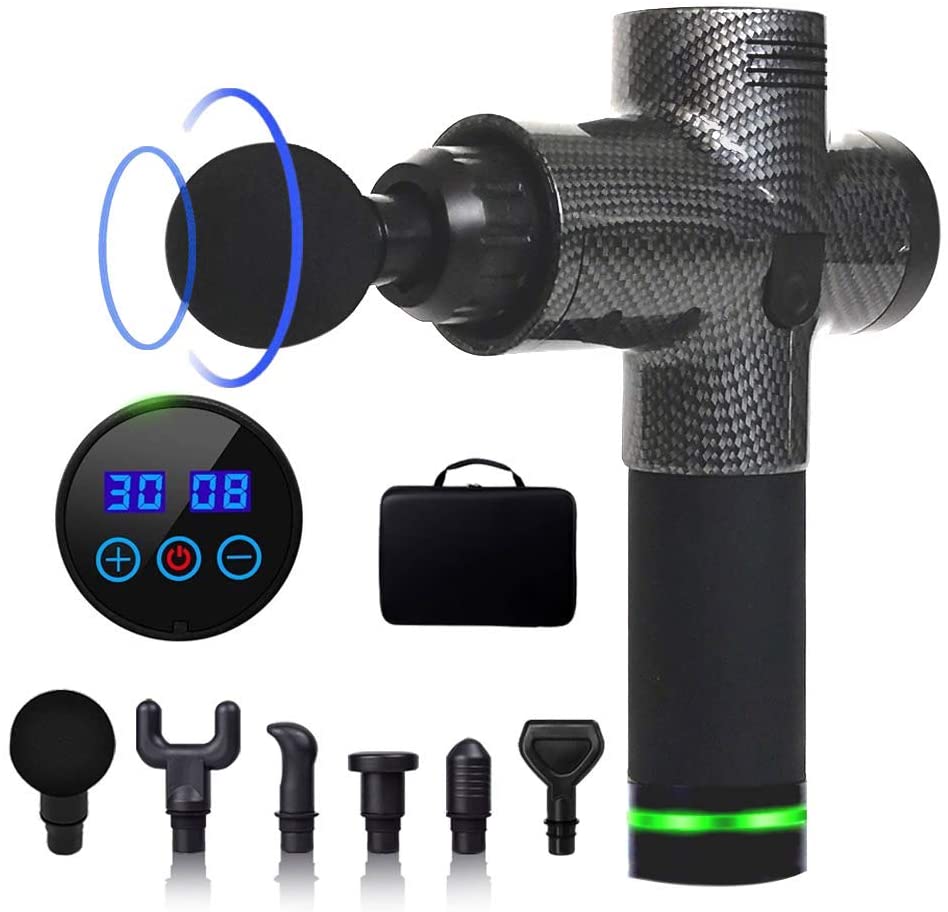 Masseur à main à 6 têtes Premium à 30 vitesses