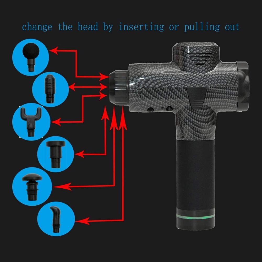 Masseur à main à 6 têtes Premium à 30 vitesses